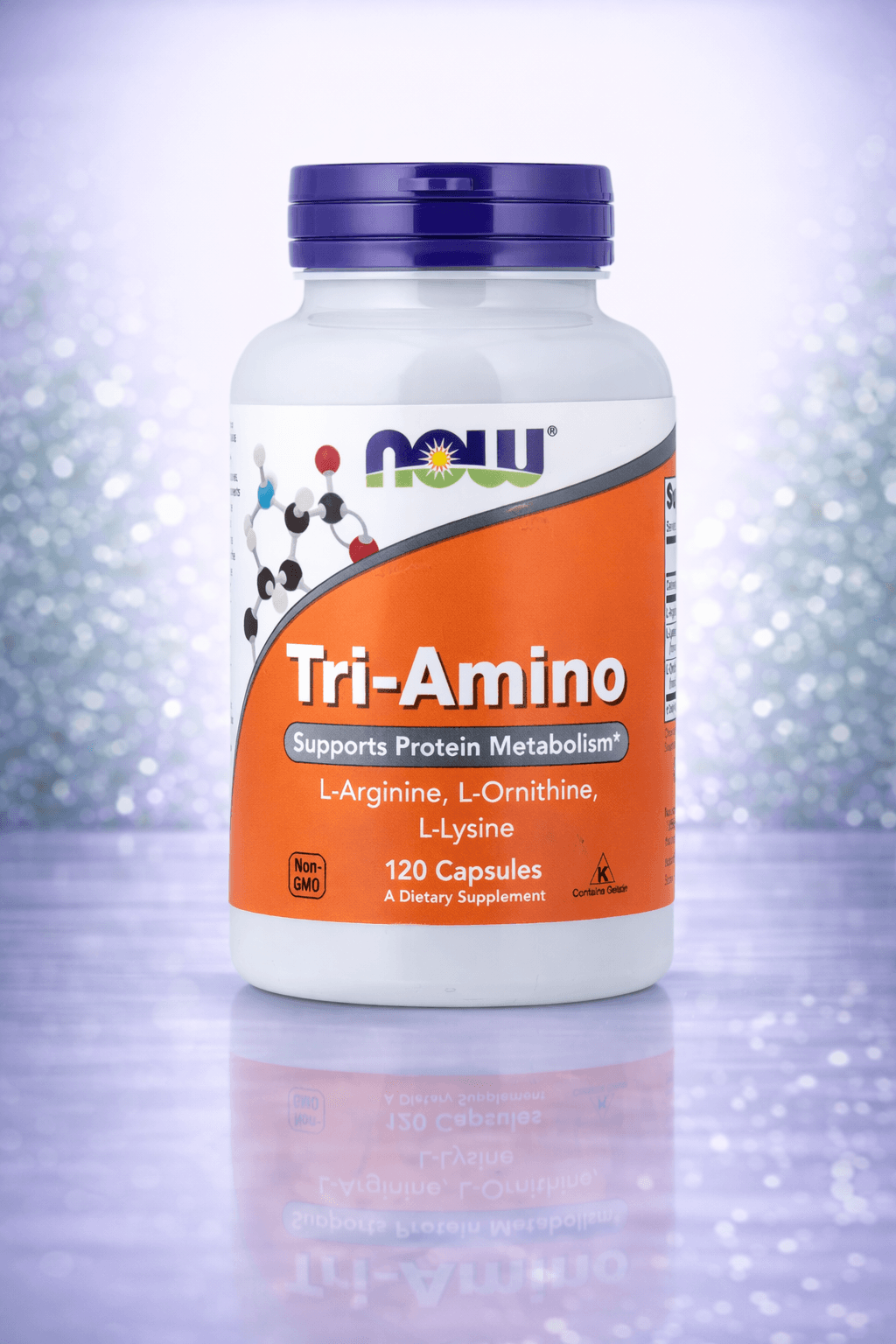 NOW Foods, Tri-Amino, – Mushaklar va o'sish uchun aminokislotalar 120pcs