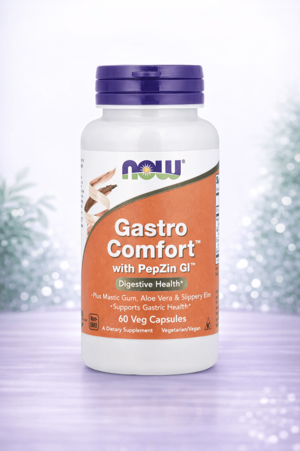 NOW Foods, Gastro Comfort™ with PepZin GI™, 60 Veg Capsules