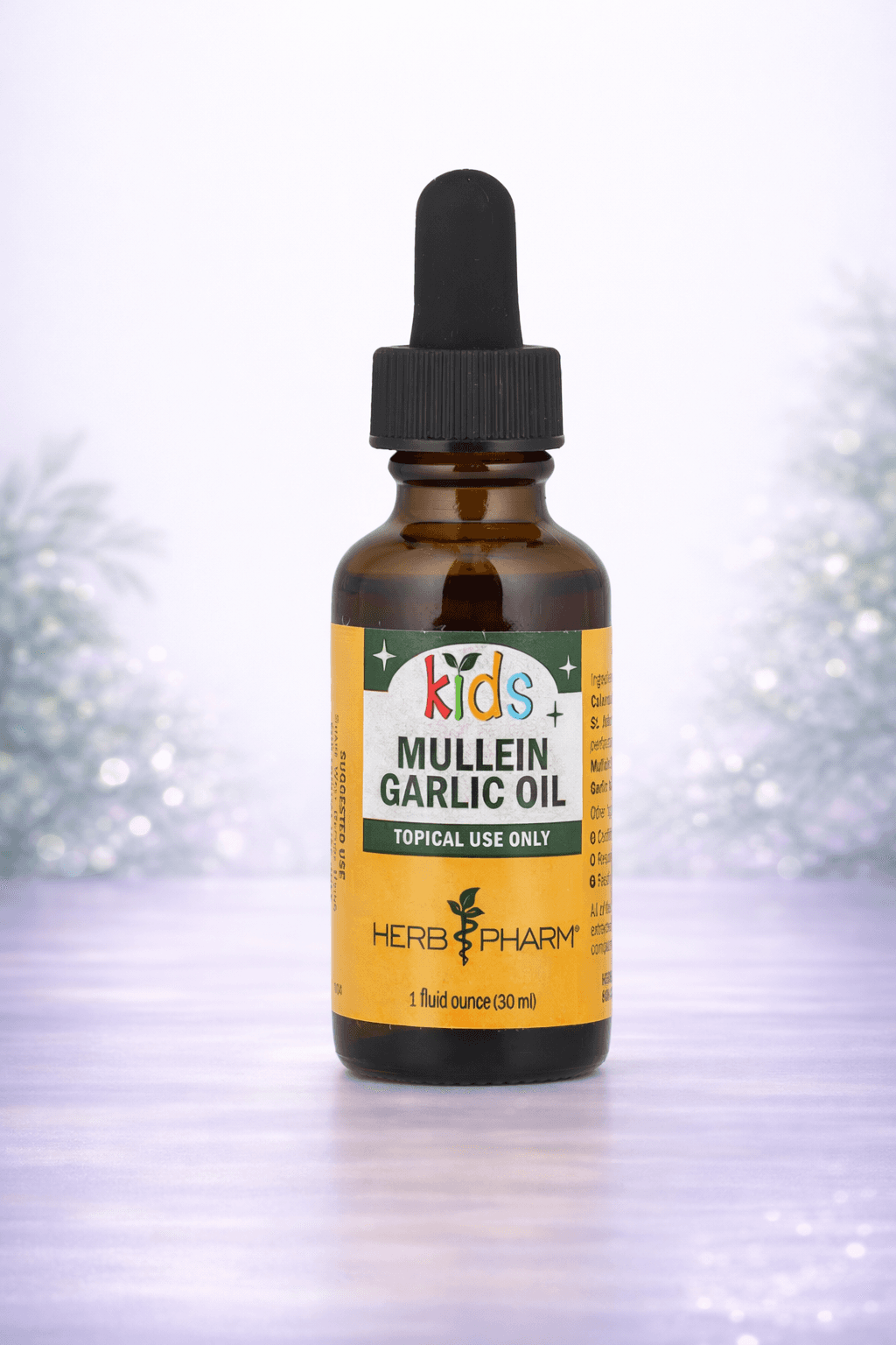 Herb Pharm, Kids, Mullein Garlic Oil, 1 fl oz (30 ml)