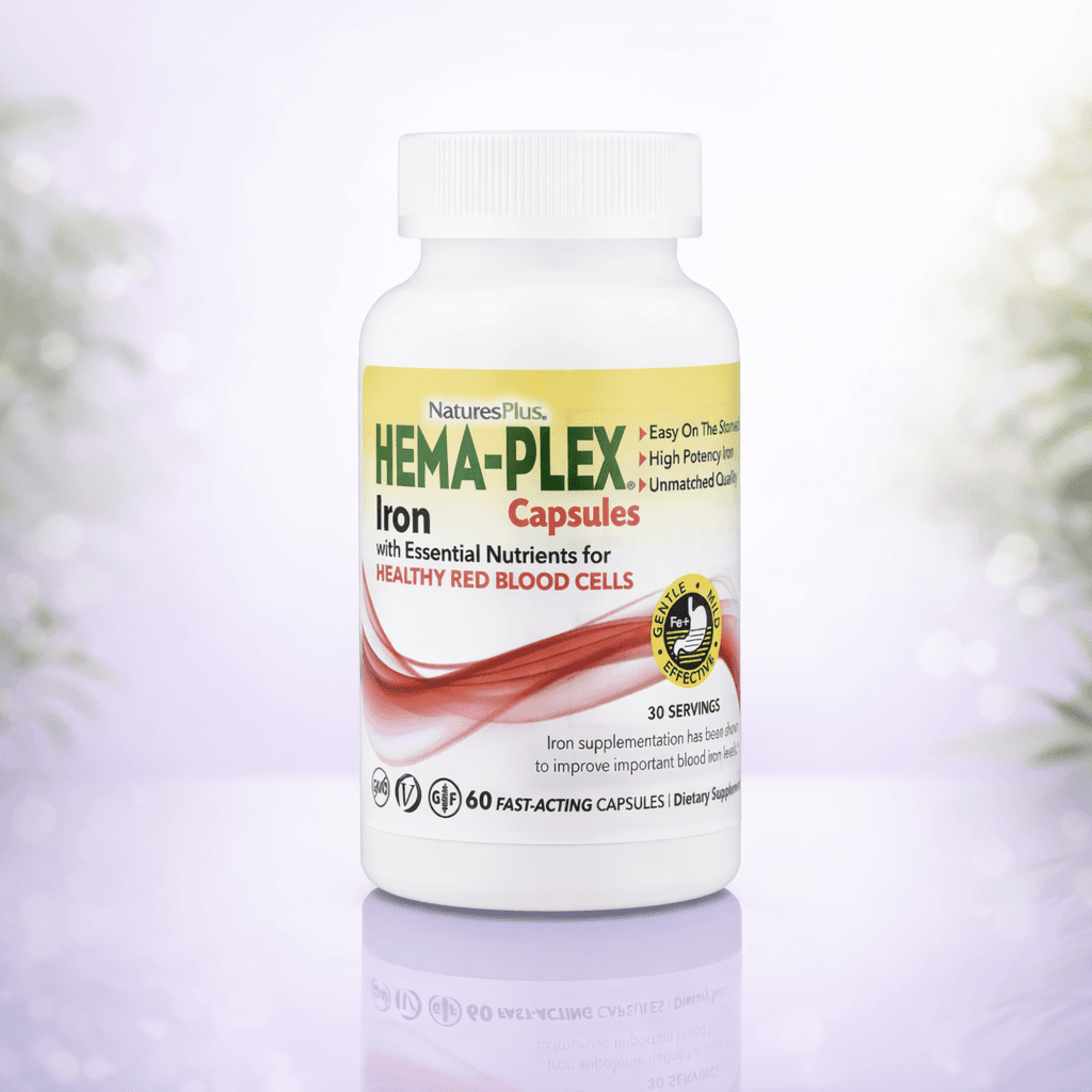 NaturesPlus, Hema-Plex, 60 Fast-Acting Capsules