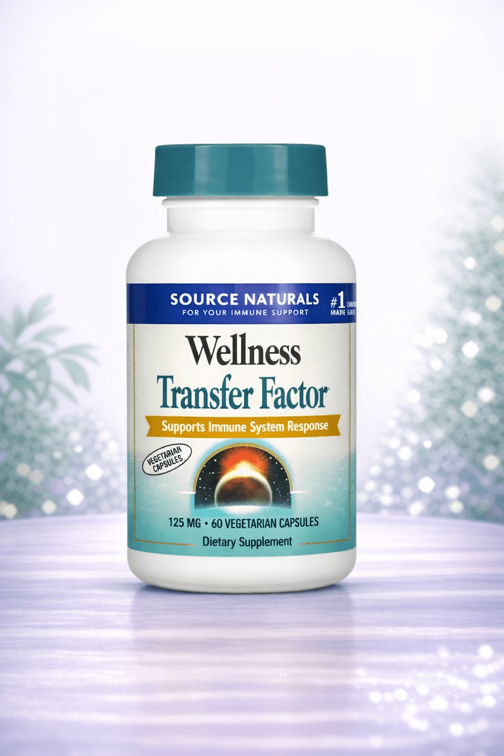 Source Naturals, Wellness Transfer Factor, 125 mg, 60 Vegetarian Capsules