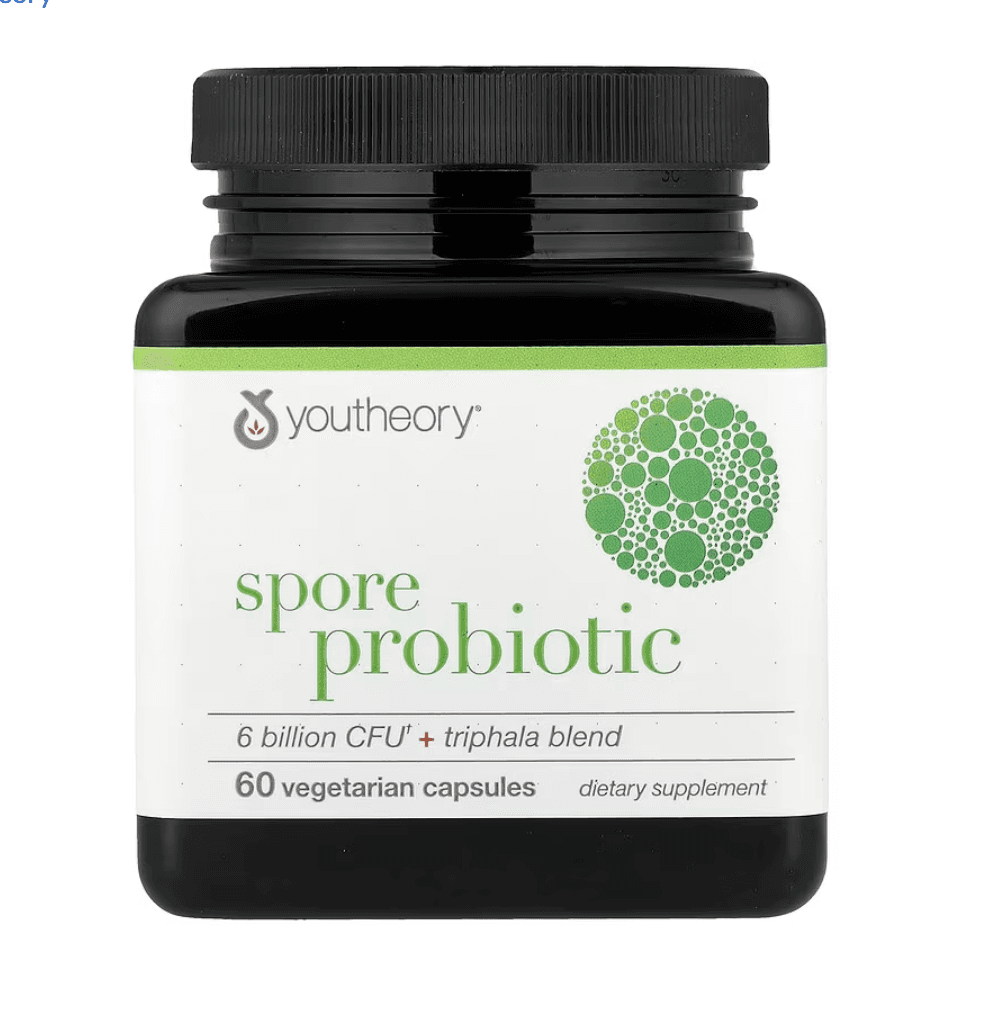 Youtheory, Spore Probiotic + Triphala Blend, 60 Vegetarian Capsules