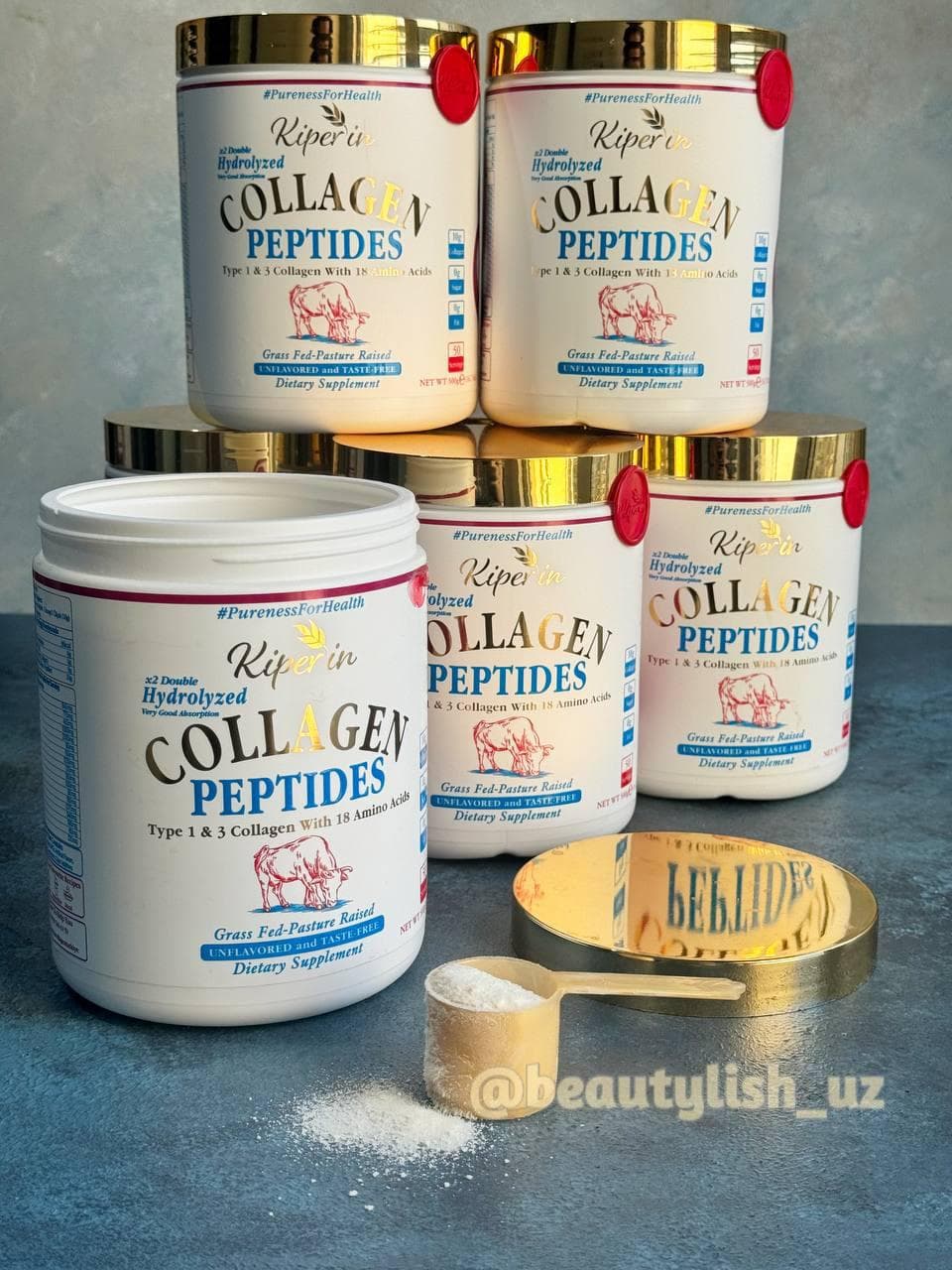 Kiperin Collagen – Teri va bo‘g‘imlar uchun peptidlar