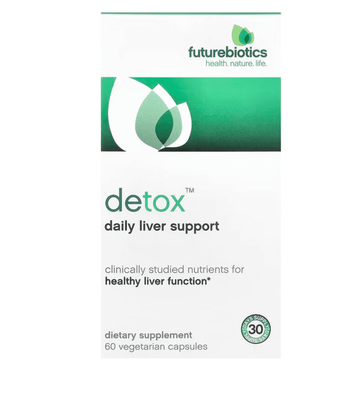 FutureBiotics, Detox, Daily Liver Support, 60 Vegetarian Capsules