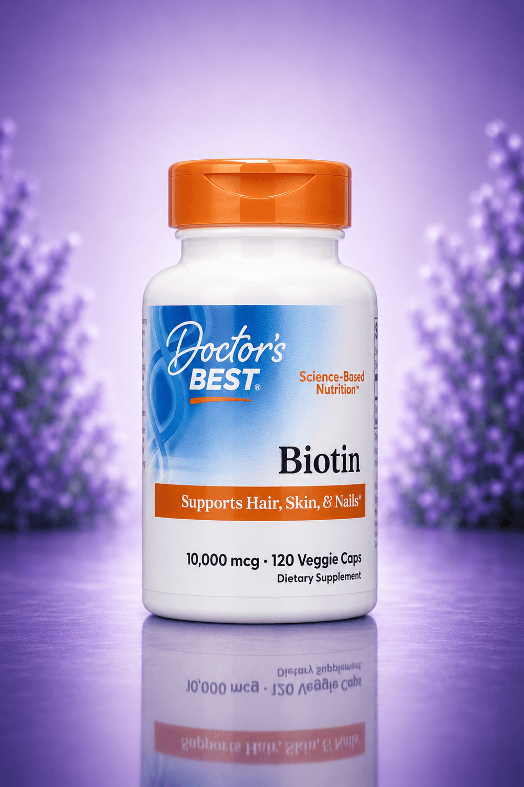 Doctor's Best, Biotin, 10,000 mcg, 120 Veggie Caps