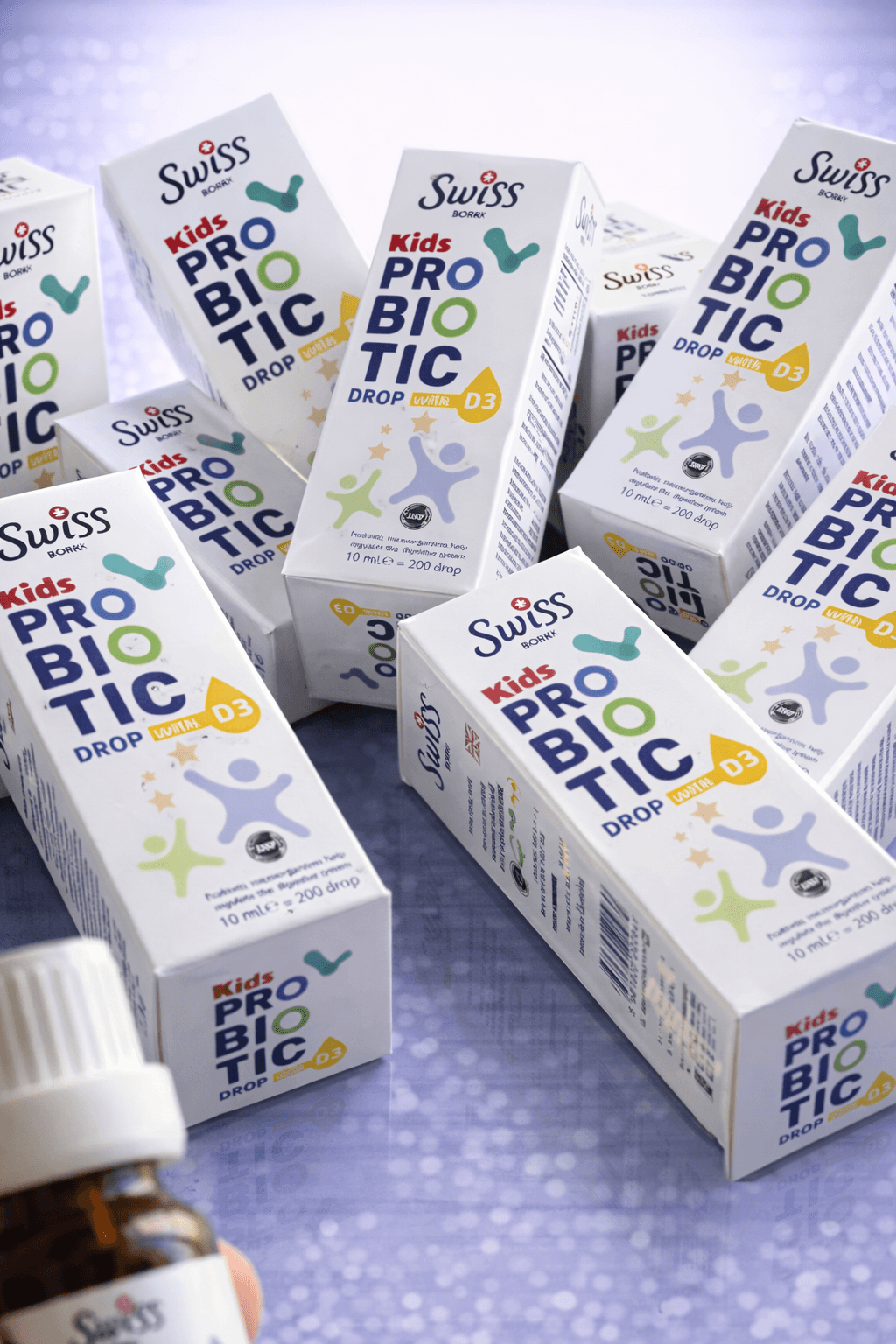 Swiss Bork, Kids Probiotic Drops with D3, 10 ml