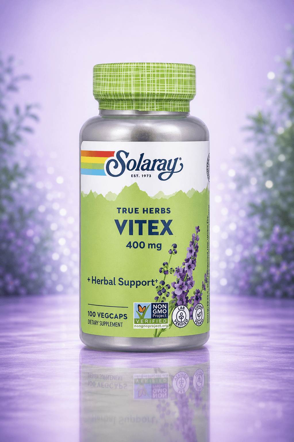 Solaray, Vitex, 400 mg, 100 VegCaps